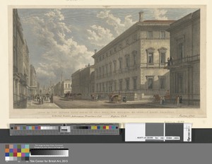View of the Reform Club House in Pall Mall, now Building by Charles Barry, Architect