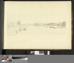 View of the Thuilleries and Bridge, etc., taken from Pont de la Concorde
