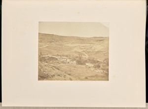 View of the Valley of the Cemetery. From the left attack