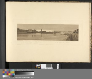View of the Village of Chaillot and &c., taken from Pont de la Concorde