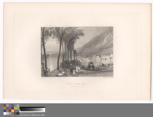 View on the Seine, between Mantes and Vernon