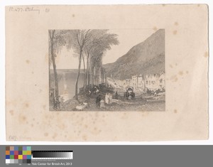 View on the Seine, between Mantes and Vernon