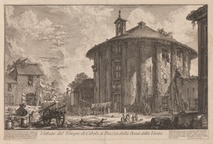 Views of Rome:  The Temple of Portunus(?)