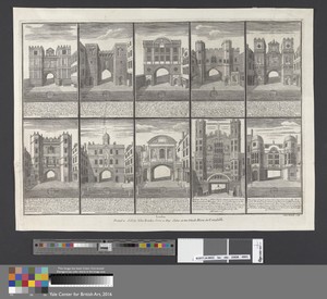 Views of Ten Gates of London (On one sheet)