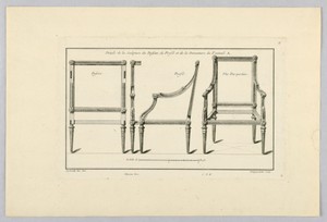 Views of the Carved Frame of an Armchair