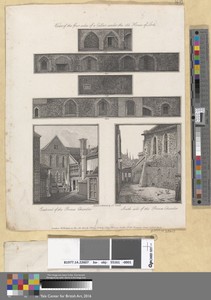 Views of the Four Sides of a Cellar under the Old House of Lords; East End of the Prison Chamber; South Side of the Princes Chamber