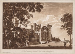 Views of Warwick Castle:  The Entrance of Warwick Castle from the Lower Court