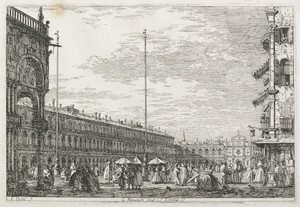Views:  The Procurator's Palace and the Church of St. Géminien, Venice
