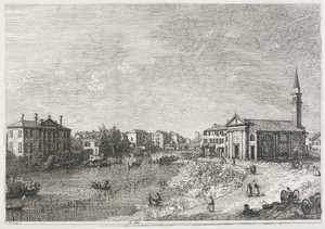 Views:  View of Dolo, A Town on the Brenta, West of Venice