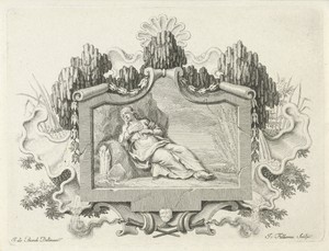 Vignet met de personificatie van Boetvaardigheid