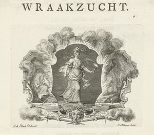 Vignet met de personificatie van Wraakzucht