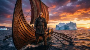 Viking Explorer at Sunset