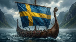 Viking Longship Flag