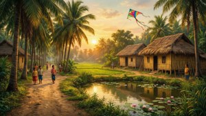 Village Kite Flying