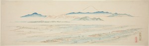 Village of Tamagawa (Tamagawa no sato), from an untitled series of famous views of the Edo suburbs