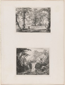 Village Scene with Workers in a Field and at Rest