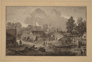 Village with Pond
