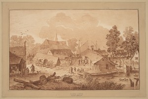Village with Pond