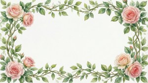 Vine Rose Border