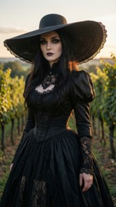 Vineyard Sunset Stance