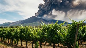 Vineyards and Volcano