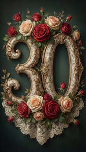 Vintage 30 Roses