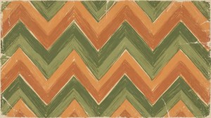 Vintage 70s Distressed Chevron