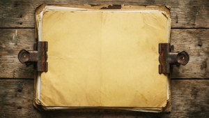 Vintage Aged Folder