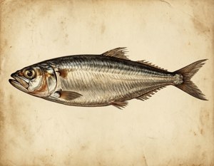 Vintage Anchovy Study