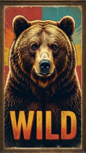 Vintage Bear Poster