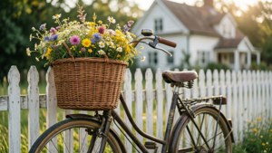 Vintage Bike Bouquet