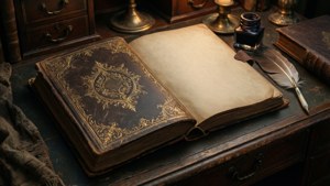 Vintage Blank Book