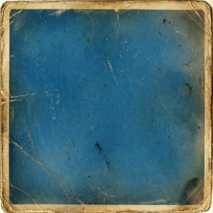 Vintage Blue Square