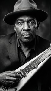 Vintage Blues Portrait