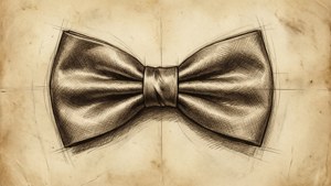 Vintage Bowtie Sketch