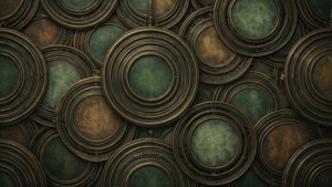 Vintage Brass Circles