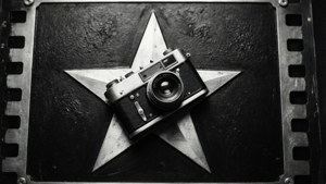Vintage Camera on a Star