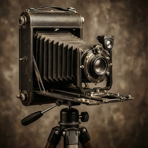 Vintage Camera Sepia