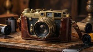 Vintage Camera Still Life