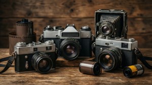 Vintage Cameras Grain