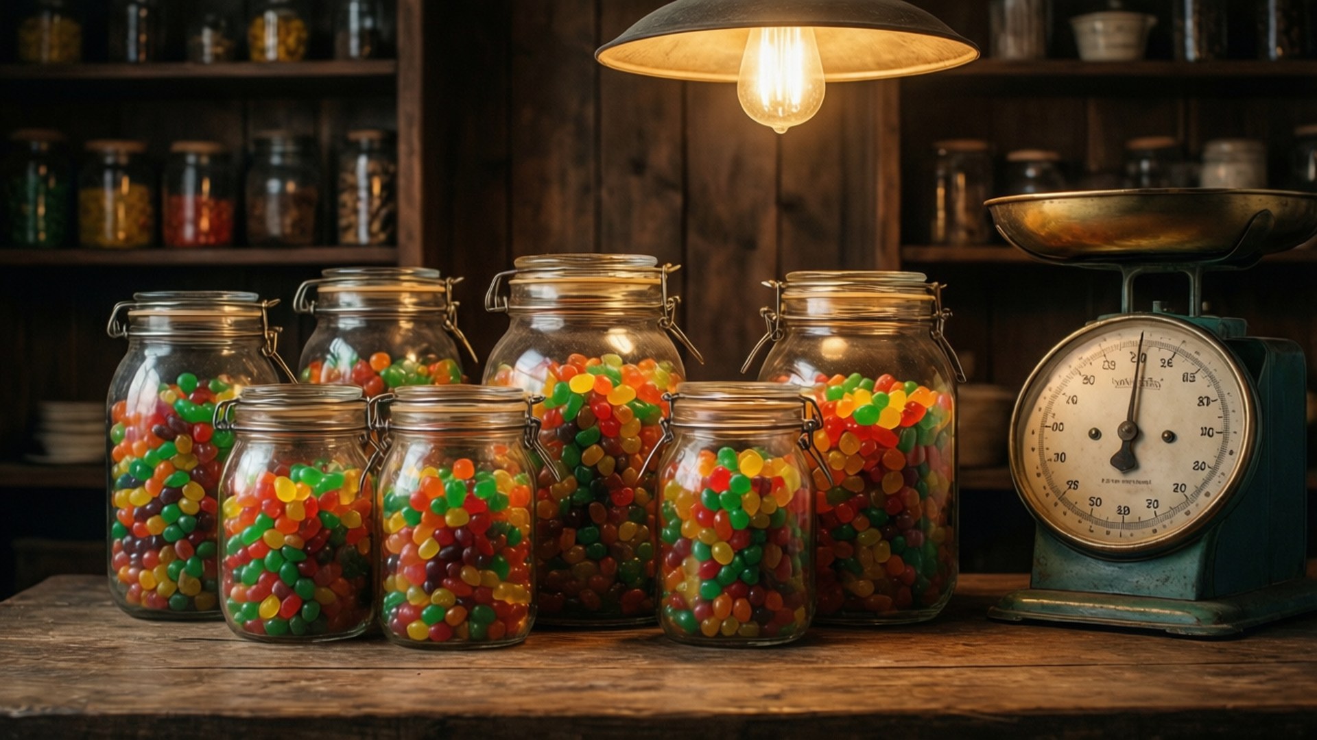 Vintage Candy Pantry by Wallpapers.art Studio