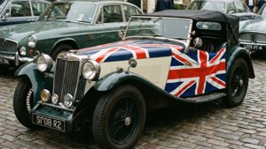 Vintage Car Flag