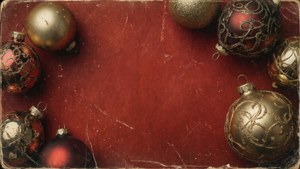 Vintage Christmas Red