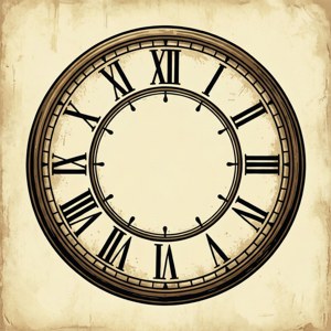 Vintage Clock Face