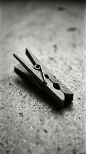 Vintage Clothespin Concrete