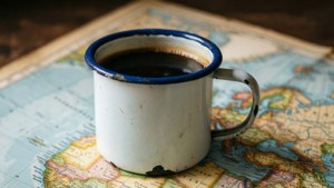 Vintage Coffee Map