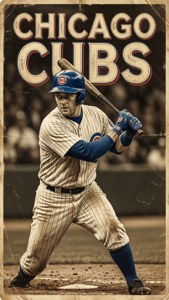 Vintage Cubs Poster