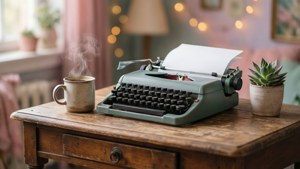 Vintage Desk Morning
