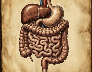 Vintage Digestive Chart