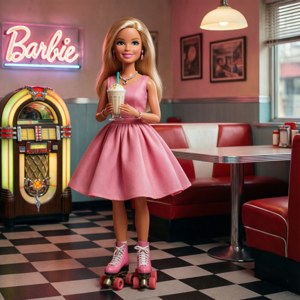 Vintage Diner Barbie